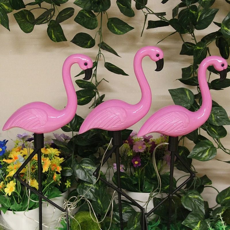 Solar Flamingo Garden Light Waterproof Outdoor LED Yard Decoration 5
