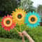 Colorful Sunflower Windmill Garden Wind Spinner Outdoor Lawn Decoration 10