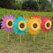 Colorful Sunflower Windmill Garden Wind Spinner Outdoor Lawn Decoration 0