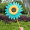 Colorful Sunflower Windmill Garden Wind Spinner Outdoor Lawn Decoration 2