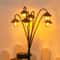 Retro Solar Garden Lantern Vintage Street Lamp Outdoor Decorative Light 5