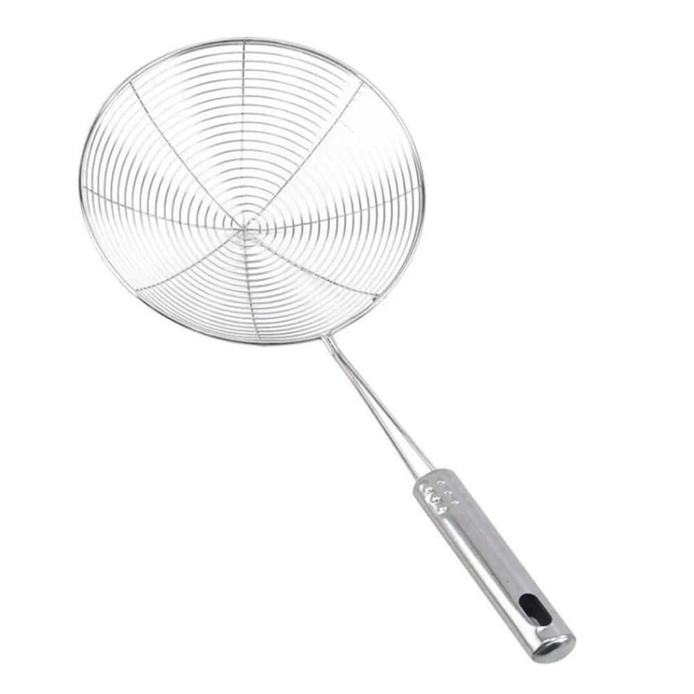 Stainless Steel Wire Mesh Skimmer Spoon Heat Resistant Frying Strainer Scoop 11