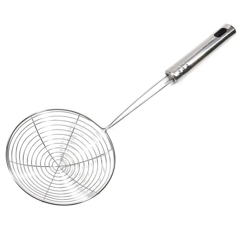 Stainless Steel Wire Mesh Skimmer Spoon Heat Resistant Frying Strainer Scoop 5