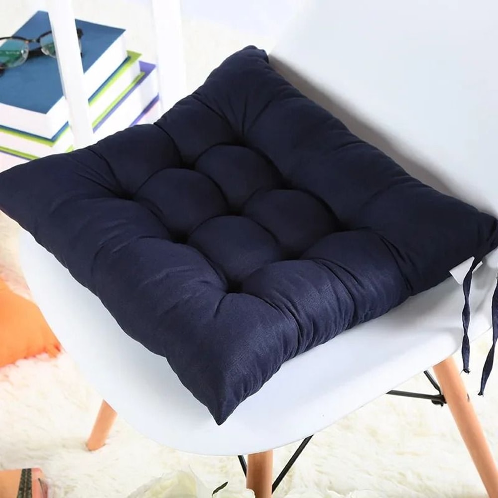 Colorful Chair Seat Cushion Pad Tie On Garden Chair Cushion Soft Thick Seat Pad 2