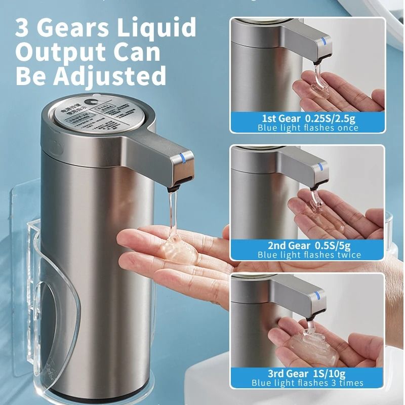 Automatic Touchless Soap Dispenser Stainless Steel Sensor Soap Dispenser 8