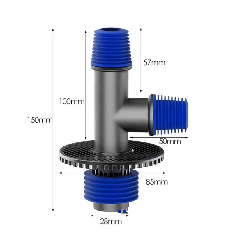 Universal Washing Machine Drain Connector 2 In 1 Sewer Hose Adapter 3