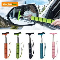 telescopic car rearview mirror wiper extendable auto glass cleaning tool