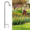 Heavy Duty Garden Shepherd Hook Outdoor Plant Hanging Hook Stand 4