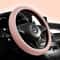 Premium Napa Leather Steering Wheel Cover Breathable Universal 15 Inch Steering Wheel Cover 0