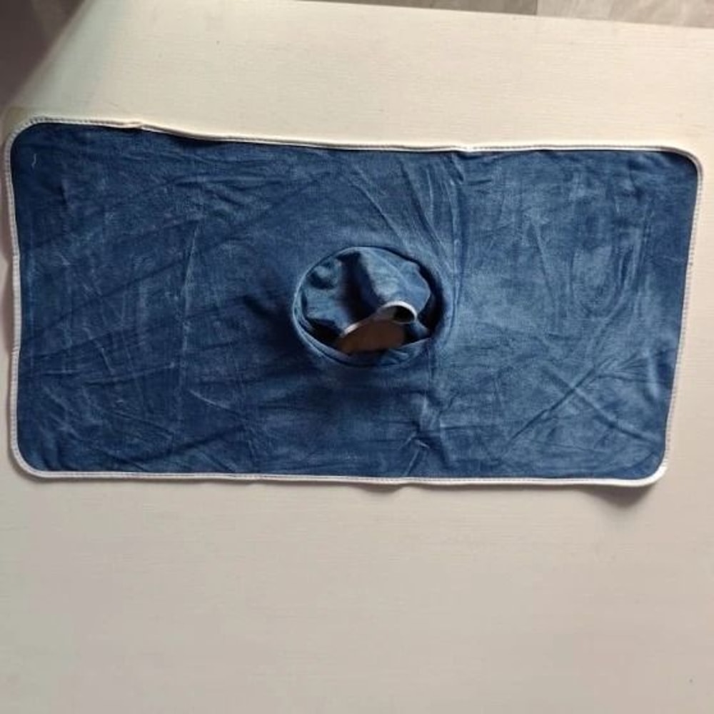 Thickened Spa Massage Table Face Towel Large Massage Bed Face Cover With Breathing Hole 7