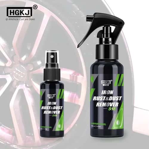 HGKJ Car Iron Remover Spray Professional Wheel and Paint Rust Dust Cleaner