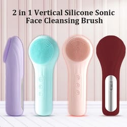 rechargeable sonic facial cleansing brush waterproof electric face scrubber