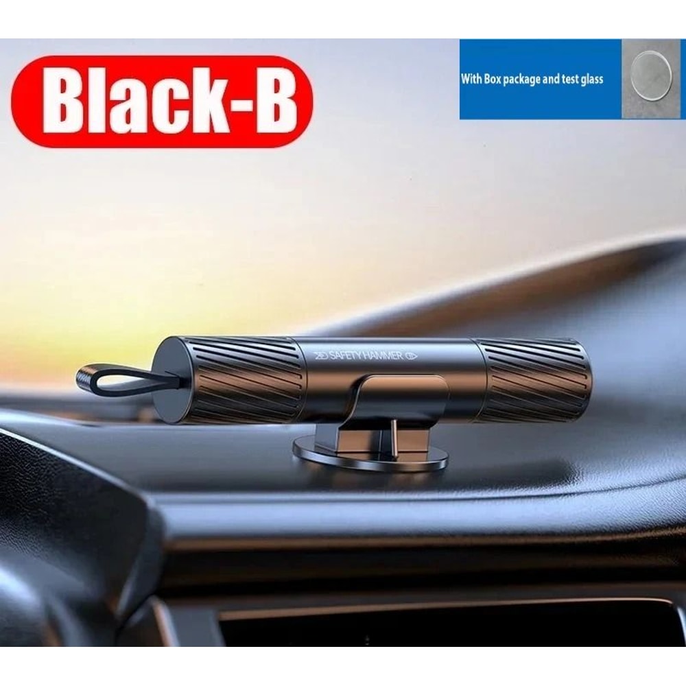 2 In 1 Car Safety Hammer Emergency Window Breaker And Seat Belt Cutter 3