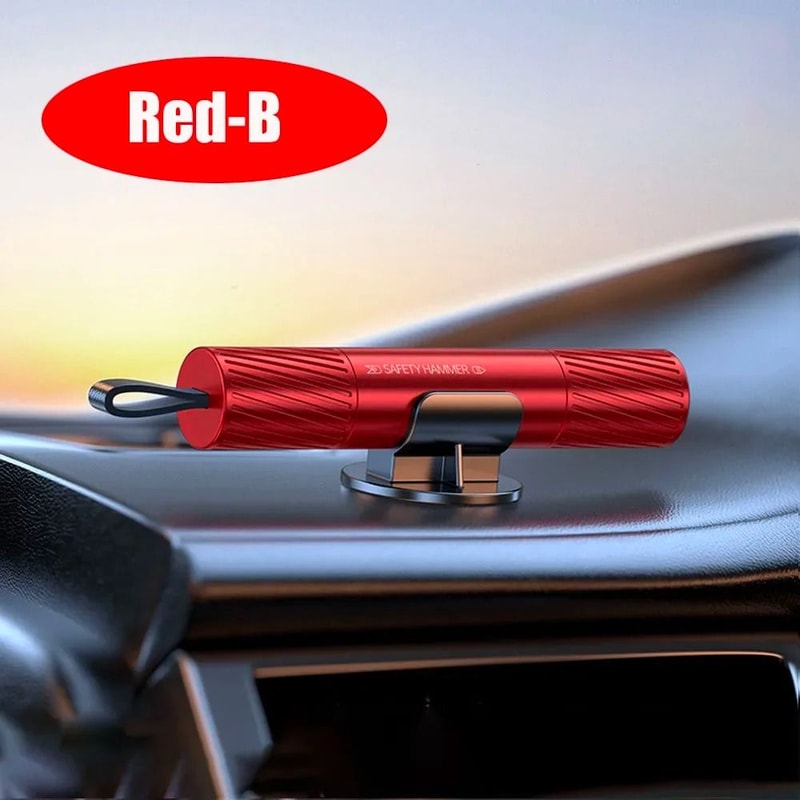 2 In 1 Car Safety Hammer Emergency Window Breaker And Seat Belt Cutter 8