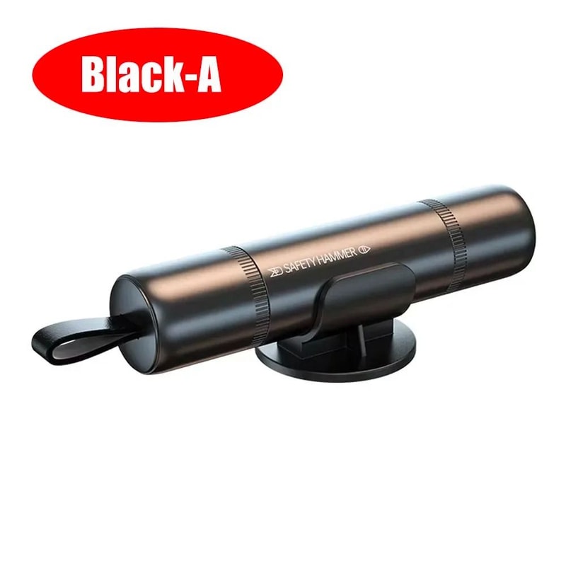 2 In 1 Car Safety Hammer Emergency Window Breaker And Seat Belt Cutter 1