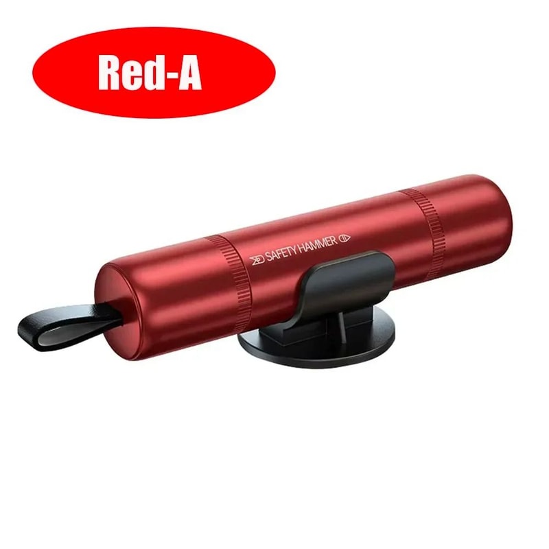 2 In 1 Car Safety Hammer Emergency Window Breaker And Seat Belt Cutter 2
