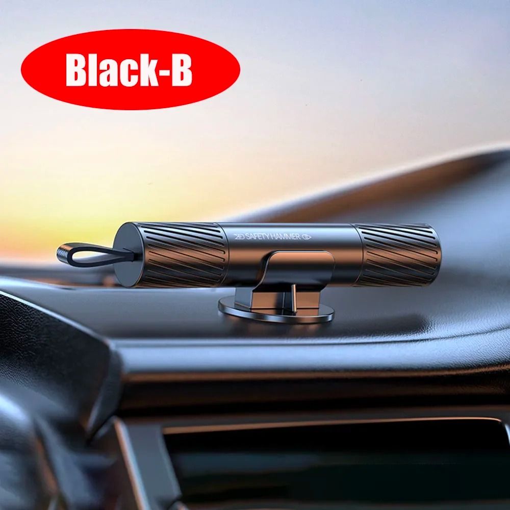 2 In 1 Car Safety Hammer Emergency Window Breaker And Seat Belt Cutter 7