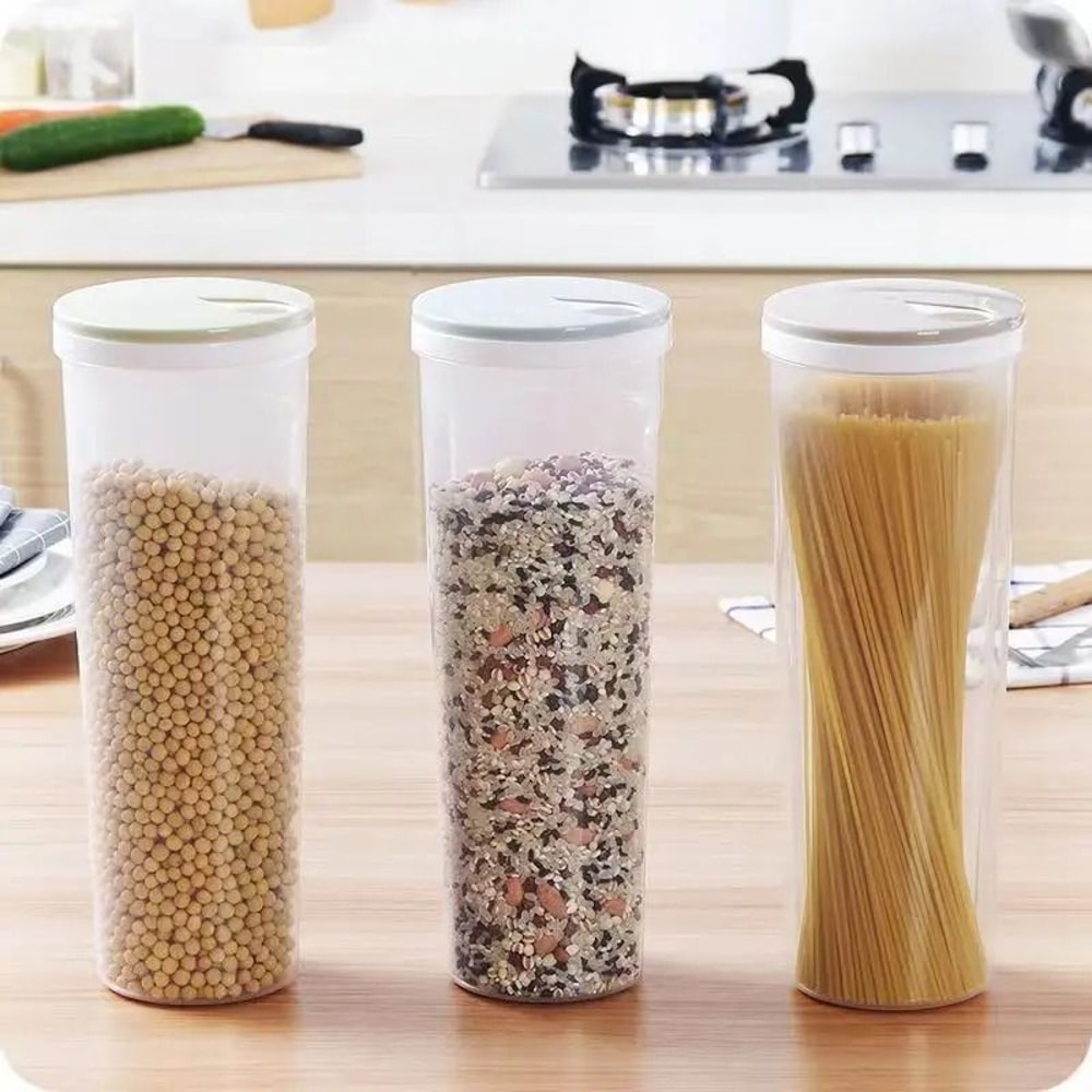 Sealed Noodle Storage Container Kitchen Food Storage Dispenser Box 0