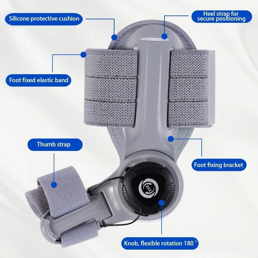 Adjustable Bunion Corrector Brace Rotatable Toe Separator Straightener 2