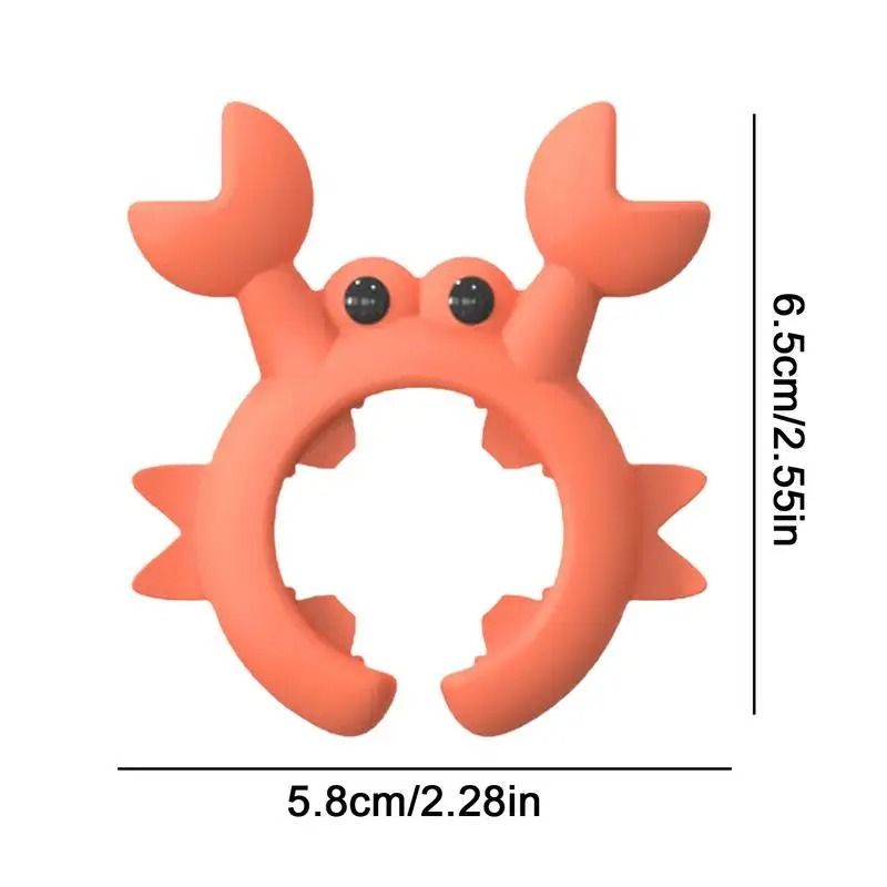 Crab Shaped Silicone Utensil Rest Heat Resistant Ladle And Spoon Holder 1
