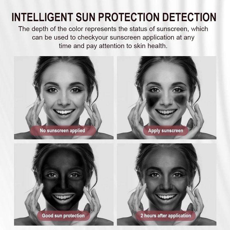 LumiGuard Smart UV Sunscreen Mirror With LED Makeup Lighting 5