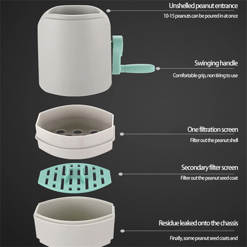 QuickShell Peanut Sheller Machine Automatic Peanut Peeler 1