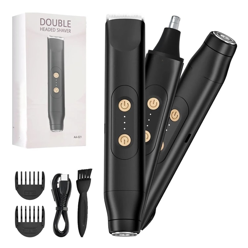 SilkGlide Electric Shaver For Women 2 In 1 Body And Facial Hair Remover 0