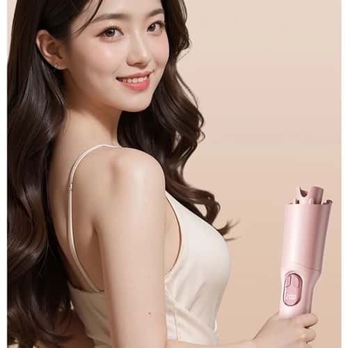 CurlEase Automatic Hair Curler 28mm Rotating Ceramic Curling Iron