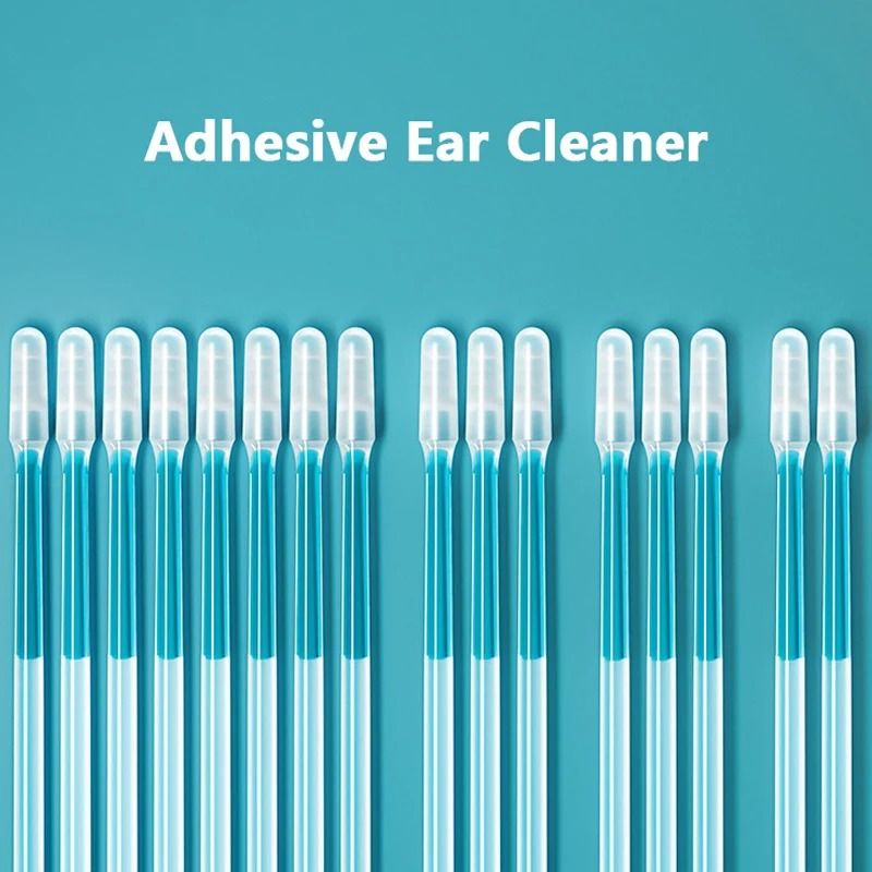 CleanStick Ear Wax Remover Picks Disposable Silicone Adhesive Ear Cleaner Set 4