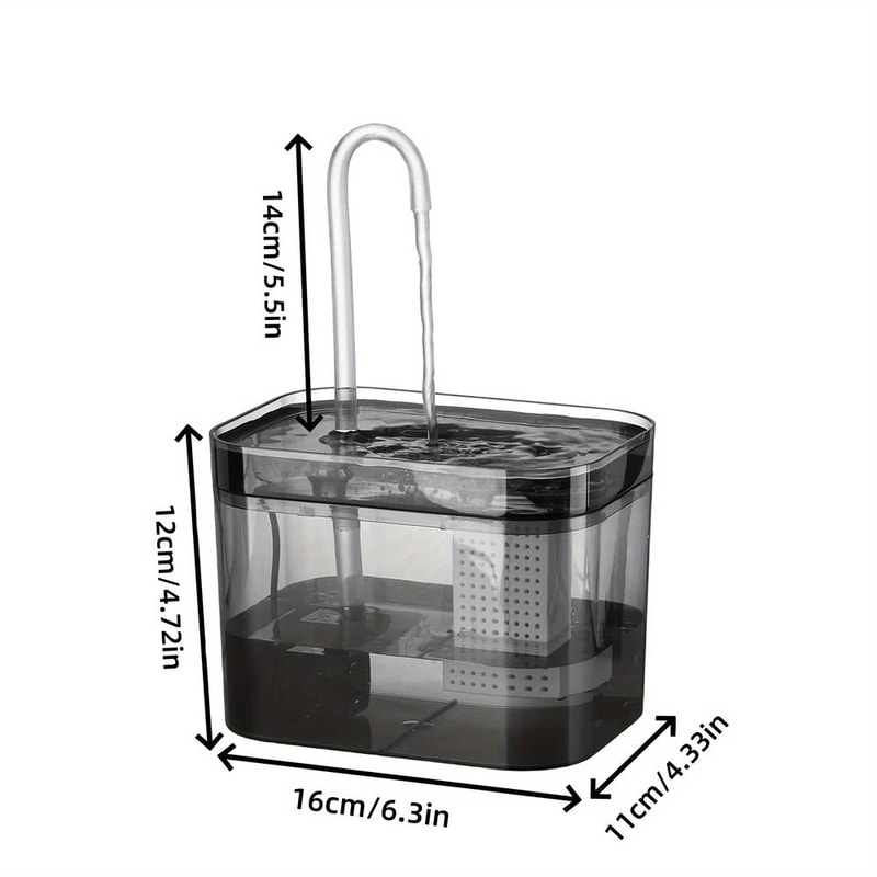AquaPaws Cat Water Fountain Automatic Pet Drinking Fountain With Filter 6