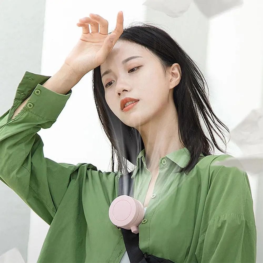 CoolClip Portable Mini USB Fan Clip On Rechargeable Personal Cooling Fan 6