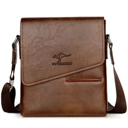 urbancarry mens leather messenger bag compact crossbody shoulder bag