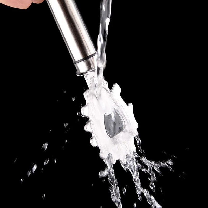 Stainless Steel BBQ Grill Scraper Heavy Duty Grill Cleaning Tool With Built In Bottle Opener 5