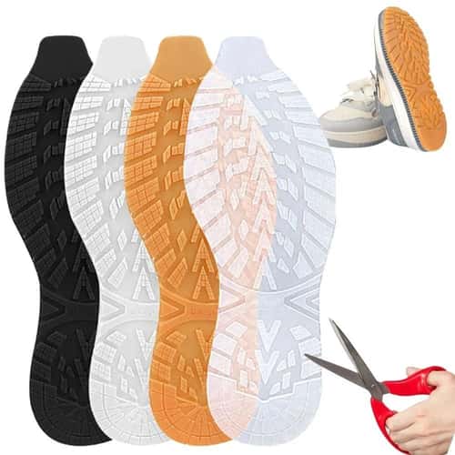 Non Slip Shoe Sole Protector Cuttable Rubber Sole Repair Pads for Sneakers and Shoes