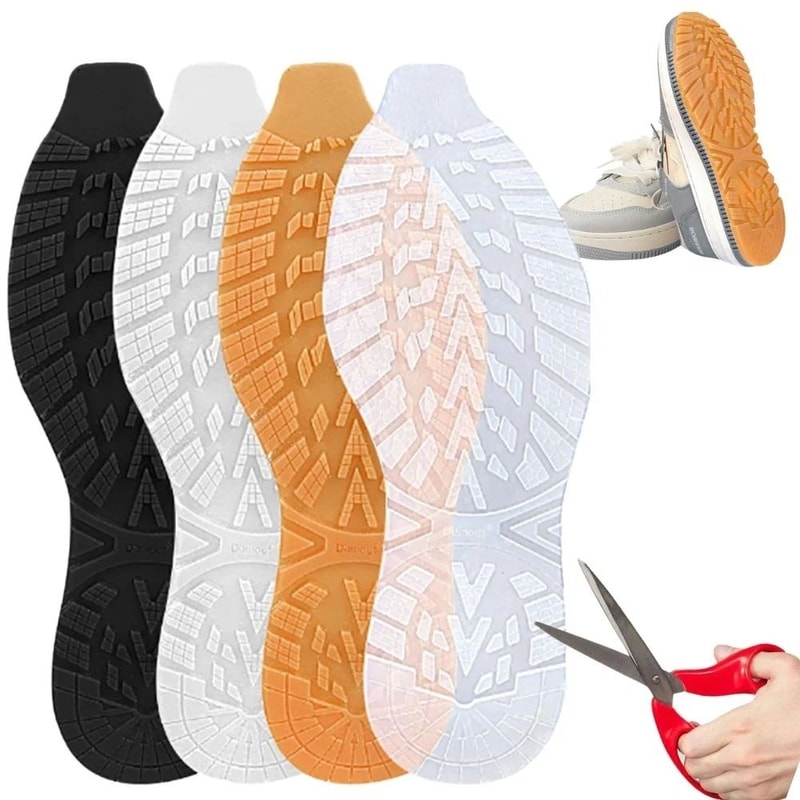 Non Slip Shoe Sole Protector Cuttable Rubber Sole Repair Pads For Sneakers And Shoes 0