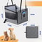 Portable Dog Car Seat Carrier Waterproof Pet Travel Seat With Safety Mesh Protector 3