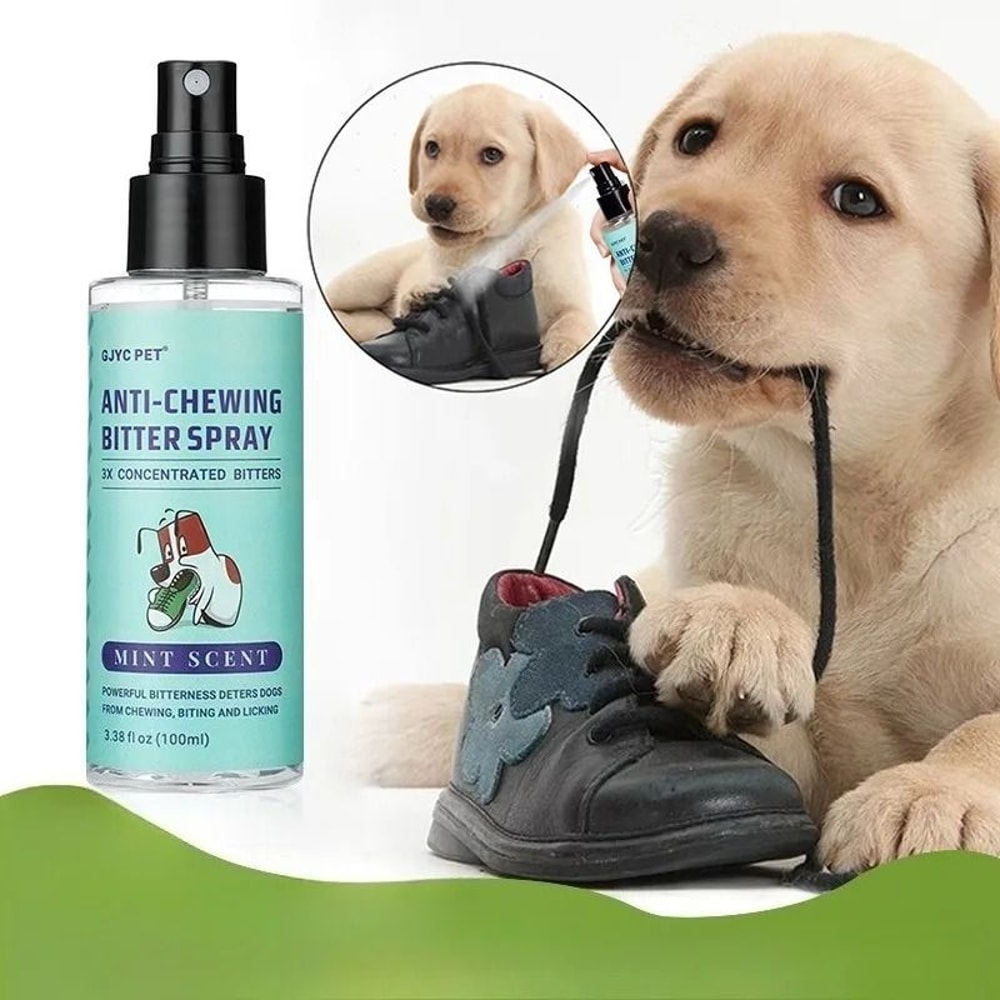 Bitter No Chew Spray For Dogs Anti Chew Dog Training Spray Furniture Protector 100ml 3