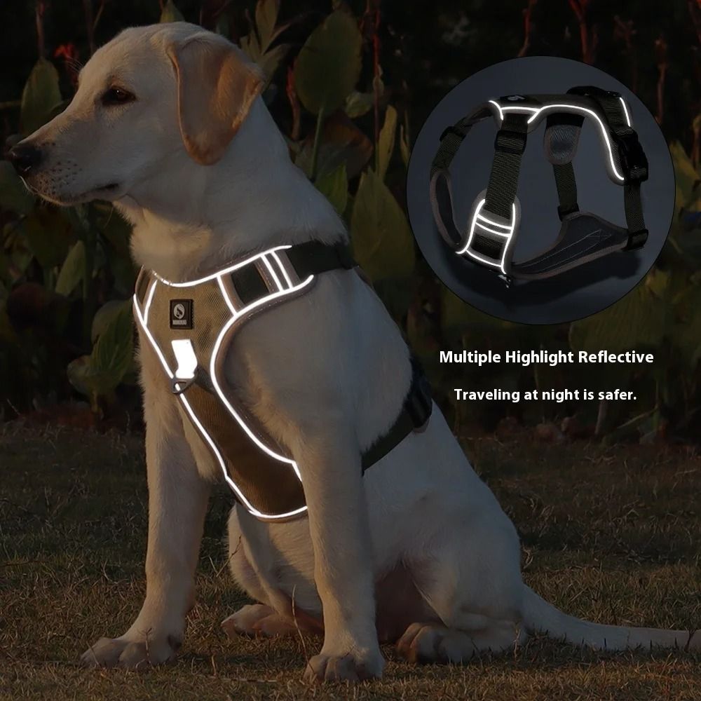 Reflective Dog Harness Adjustable No Pull Dog Harness Training Vest For Medium And Large Dogs 7