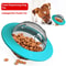 Chew Resistant Dog Treat Dispenser Toy Interactive Dog Puzzle Feeder Flying Saucer Toy For Strong C 6