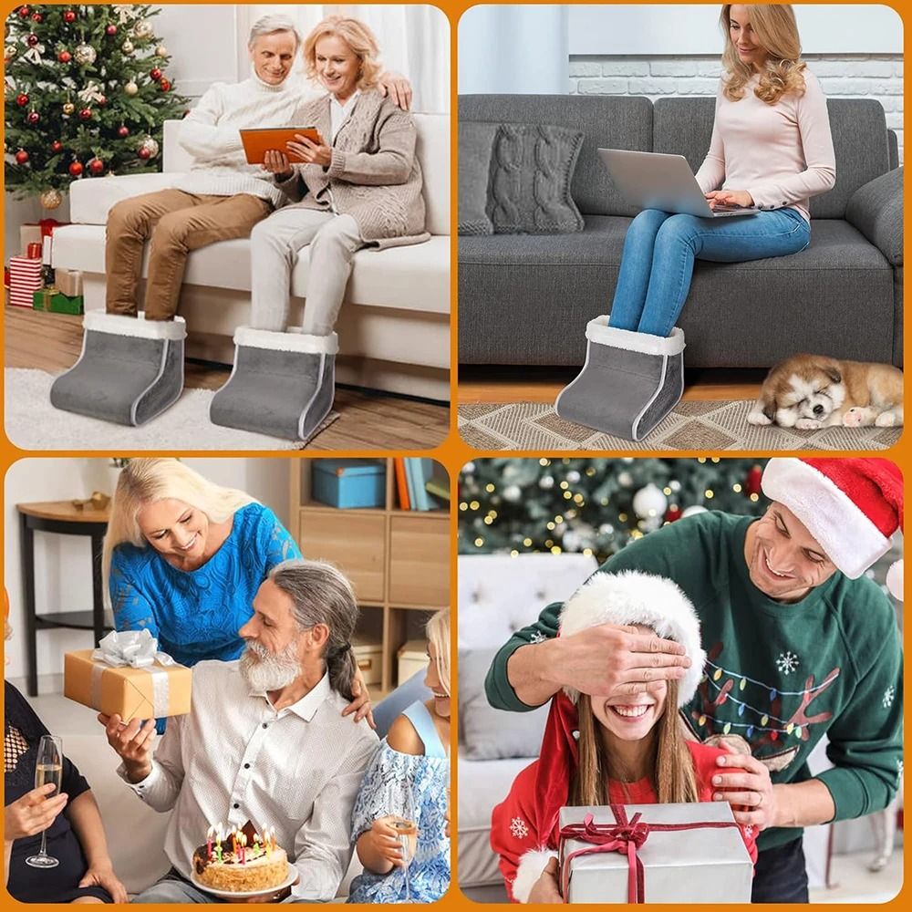 Adjustable Electric Foot Heater With 4 Heat Modes Washable Thermal Heated Foot Warmer Pad 3