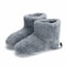 Rechargeable Heated Slippers Plush USB Foot Warmer Shoes For Cozy Winter Comfort 1