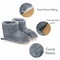 Rechargeable Heated Slippers Plush USB Foot Warmer Shoes For Cozy Winter Comfort 4