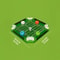 4 Player Tabletop Soccer Game Interactive Mini Soccer Table Competition Toy For Family Fun 2