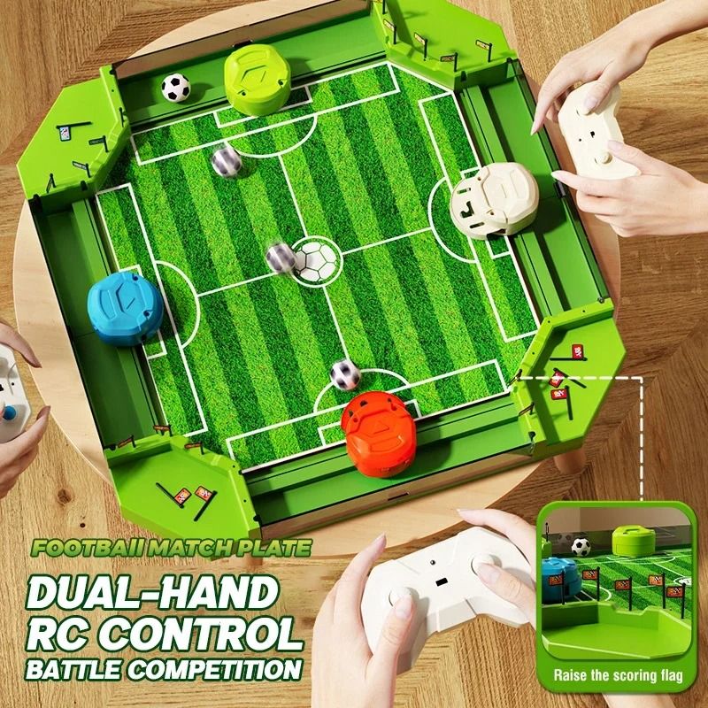 4 Player Tabletop Soccer Game Interactive Mini Soccer Table Competition Toy For Family Fun 4