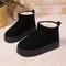 Womens Sheepskin Winter Boots Low Cut Fur Lined Snow Boots Warm Comfortable Shoes 3