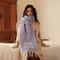 Thick Jacquard Knit Scarf Wool Blend Letter Pattern Winter Shawl Two Color Fashion Scarf 8