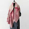 Elegant Cashmere Winter Scarf Luxury Pashmina Shawl Wrap Lotus Pattern Soft Warm Scarf For Women 5