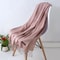Classic Cashmere Scarf Shawl Solid Color Pashmina Wrap Scarf Warm Tassel Winter Scarf For Women And 2