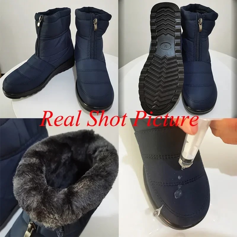 Winter Waterproof Snow Boots for Women, Cold Weather Comfort