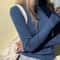 Womens Turtleneck Knit Sweater Korean Style Thumb Hole Pullover Warm Casual Autumn Winter Top 9